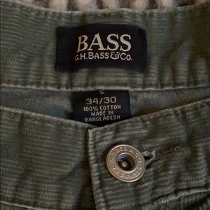 Bass Men’s Corduroy Pants 34x30